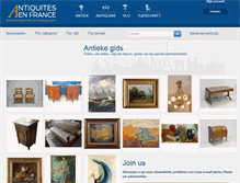 Tablet Screenshot of antiquiteiten-in-frankrijk.nl